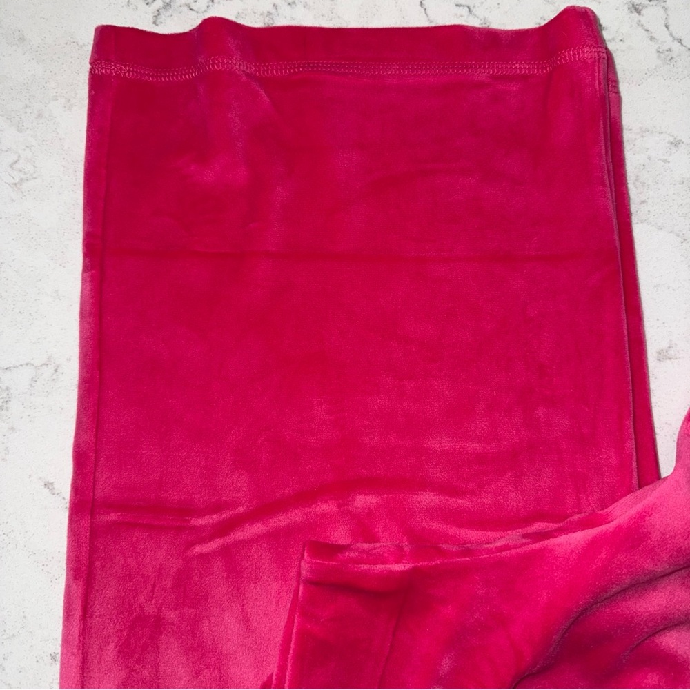 NWOT-Juicy Couture Pink Classic Velour Pant Women’s XL - Picture 10 of 10